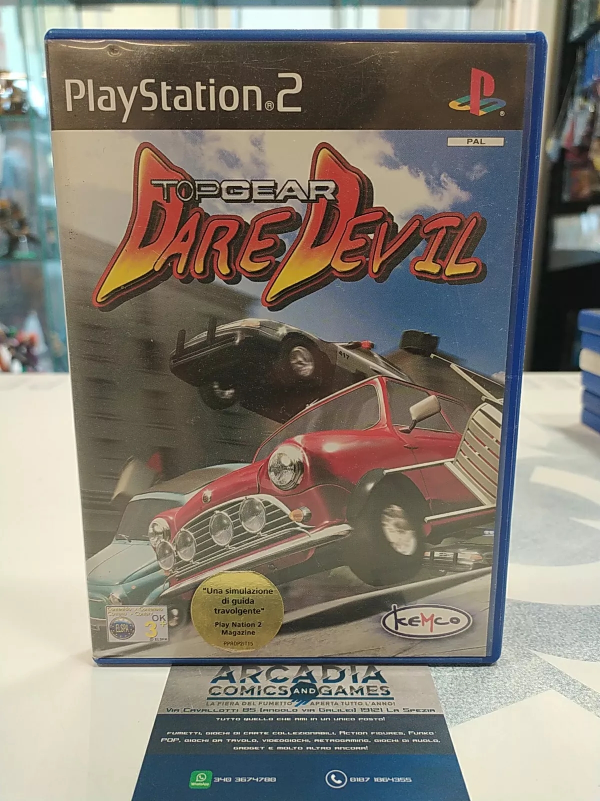 Top Gear Dare Devil PlayStation 2 PS2 Buone Condizioni.